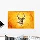 antique stag art drawing handmade nature Wall Mural