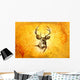 antique stag art drawing handmade nature Wall Mural