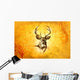 antique stag art drawing handmade nature Wall Mural