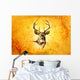 antique stag art drawing handmade nature Wall Mural