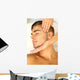 Male Face Massage Wall Mural