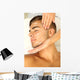 Male Face Massage Wall Mural