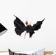 Ballet Female Dancer In Black Satin Wall Decal