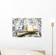 Background With Many American Hundred Dollar Bills Wall Mural