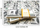Background With Many American Hundred Dollar Bills Wall Mural