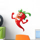 Red hot pepper isolated Wall Decal