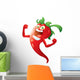 Red hot pepper isolated Wall Decal