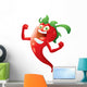 Red hot pepper isolated Wall Decal