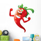 Red hot pepper isolated Wall Decal