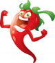 Red Hot Pepper Isolated Wall Decal