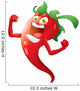 Red hot pepper isolated Wall Decal