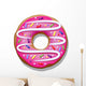 Pink Sprinkled Doughnut Wall Decal