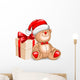 Christmas Bear toy Wall Decal