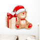 Christmas Bear toy Wall Decal
