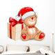 Christmas Bear toy Wall Decal