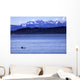 Kayak Puget Sound, Olympic Mountains Edmonds, Washington Wall Mural