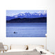 Kayak Puget Sound, Olympic Mountains Edmonds, Washington Wall Mural