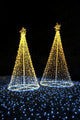 Led Christmas Tree Night Wall Decal