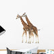 Giraffes White Wall Decal