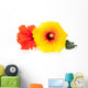 Hawaiian Hibiscus Flowers Wall Decal