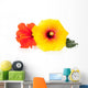 Hawaiian Hibiscus Flowers Wall Decal