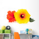 Hawaiian Hibiscus Flowers Wall Decal