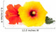 Hawaiian Hibiscus Flowers Wall Decal