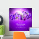 Luxury Christmas Greeting Card Wall Decal