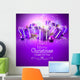 Luxury Christmas Greeting Card Wall Decal