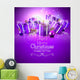 Luxury Christmas Greeting Card Wall Decal