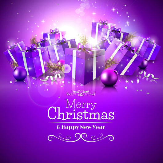 Luxury Christmas Greeting Card Wall Decal