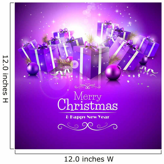 Luxury Christmas Greeting Card Wall Decal