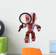 Orange Robot Detective Seo Wall Decal