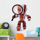 Orange Robot Detective Seo Wall Decal