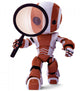 Orange Robot Detective Seo Wall Decal