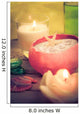 Oil Massage Aromatic Candles Stones Zen Wall Mural