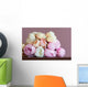 Pink peony bouquet Wall Mural