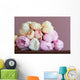 Pink peony bouquet Wall Mural