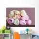 Pink peony bouquet Wall Mural