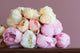 Pink Peony Bouquet Wall Decal