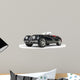 Black Vintage Car Shot Wall Decal
