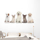 Group Kitten and Puppies Wall Decal