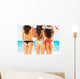 Sexy Girls in Bikinis Wall Mural