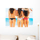 Sexy Girls in Bikinis Wall Mural