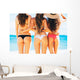 Sexy Girls in Bikinis Wall Mural