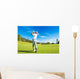 Man Playing Golf Wall Mural