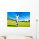 Man Playing Golf Wall Mural