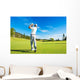 Man Playing Golf Wall Mural
