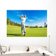 Man Playing Golf Wall Mural