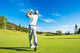 Man Playing Golf Wall Decal 3